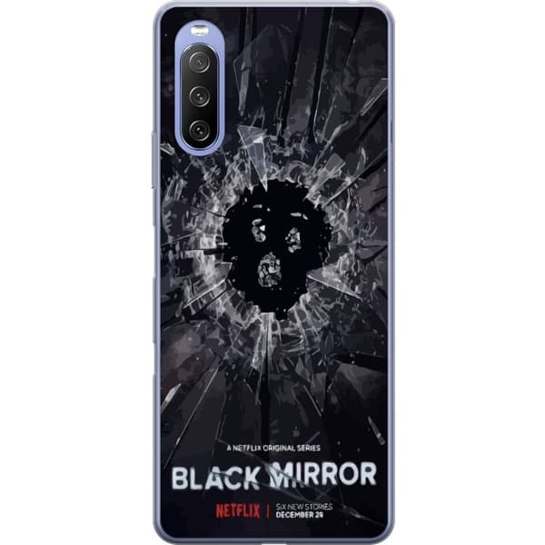 Sony Xperia 10 III Gennemsigtig cover Black Mirror Sci-Fi Netflix Serie Dystopi Teknologi Cyberpunk Mørkt TV Videospil Tema