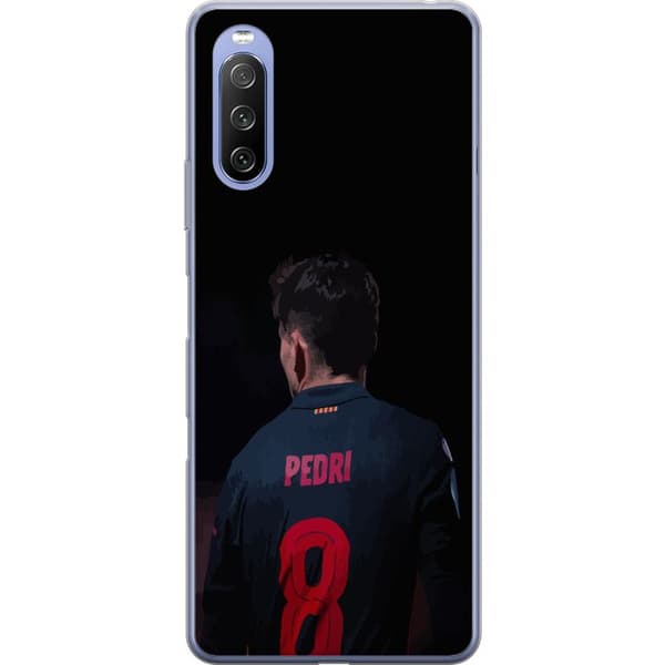 Sony Xperia 10 III Lite Läpinäkyvä kuori Pedri FC Barcelona Jalkapallo Espanjalainen Keskikenttäpelaaja Maali Urheilumotivaatio Fanit Lapset Nuoret