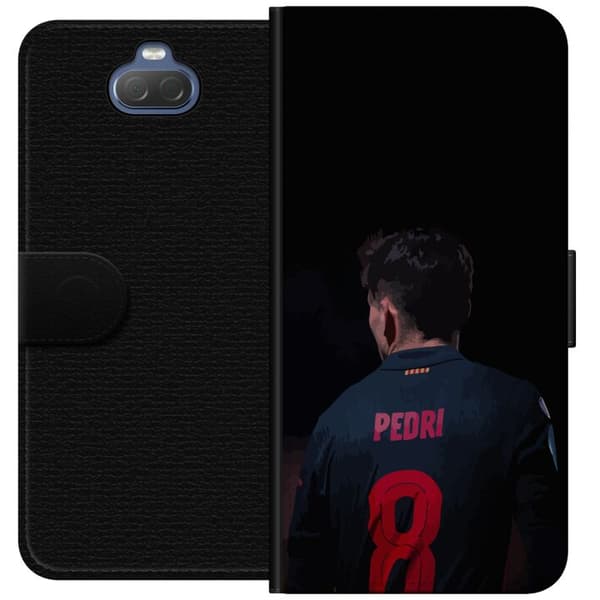 Sony Xperia 10 Plus Lommeboketui Pedri FC Barcelona Fotball Spansk Midtbanespiller Mål Sportsmotivasjon Fans Barn Ungdom