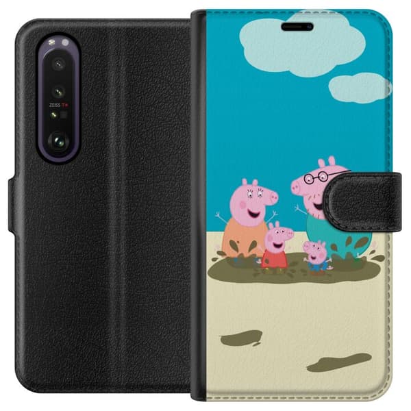 Sony Xperia 1 III Lompakkokotelo Greta Possu Perhe Jori Mutapuro Lasten Kuva Sarja Suosittu Lasten Hahmo Ilo