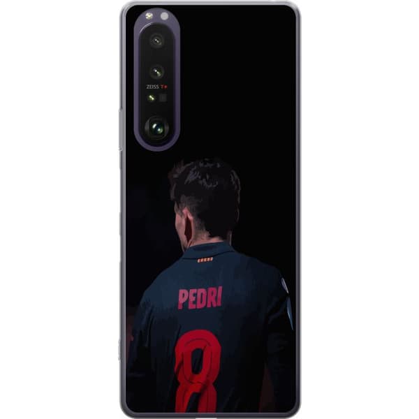 Sony Xperia 1 III Gennemsigtig cover Pedri FC Barcelona Fodbold Spansk Midtbanespiller Mål Sportsmotivation Fans Børn Ungdom
