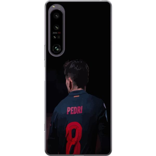 Sony Xperia 1 IV Genomskinligt Skal Pedri FC Barcelona Fotboll Spansk Mittfältare Mål Sportmotiv Fans Barn Ungdom