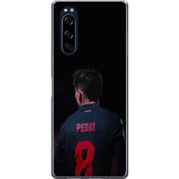 Sony Xperia 5 Gjennomsiktig deksel Pedri FC Barcelona Fotball Spansk Midtbanespiller Mål Sportsmotivasjon Fans Barn Ungdom