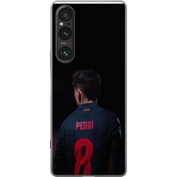 Sony Xperia 1 VI Genomskinligt Skal Pedri FC Barcelona Fotboll Spansk Mittfältare Mål Sportmotiv Fans Barn Ungdom