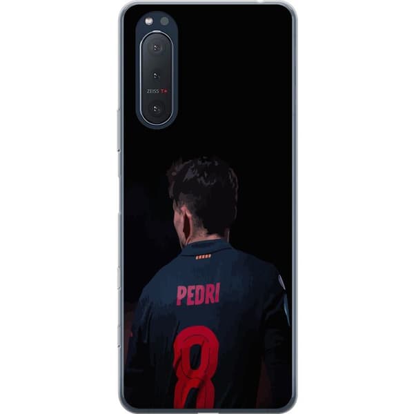 Sony Xperia 5 II Läpinäkyvä kuori Pedri FC Barcelona Jalkapallo Espanjalainen Keskikenttäpelaaja Maali Urheilumotivaatio Fanit Lapset Nuoret