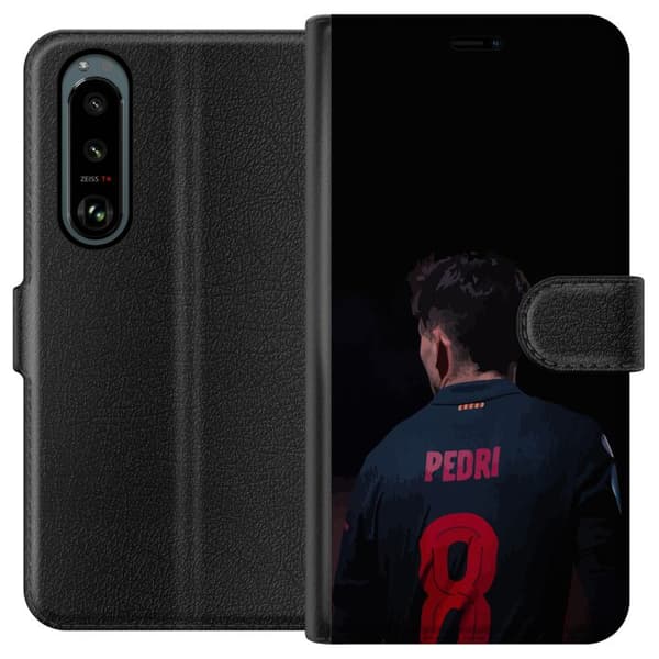 Sony Xperia 5 III Lommeboketui Pedri FC Barcelona Fotball Spansk Midtbanespiller Mål Sportsmotivasjon Fans Barn Ungdom