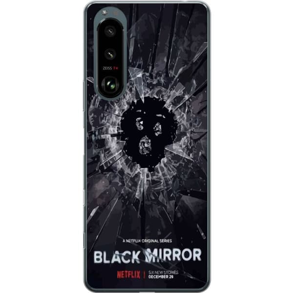 Sony Xperia 5 III Gjennomsiktig deksel Black Mirror Sci-Fi Netflix Serie Dystopi Teknologi Cyberpunk Mørkt TV Videospill Tema