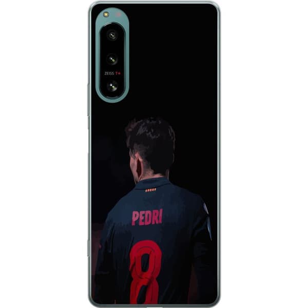 Sony Xperia 5 IV Gjennomsiktig deksel Pedri FC Barcelona Fotball Spansk Midtbanespiller Mål Sportsmotivasjon Fans Barn Ungdom