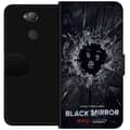 Miniatyrbild 1 av 3: Sony Xperia XA2 Plånboksfodral Black Mirror Sci-Fi Netflix Serie Dystopi Teknik Cyberpunk Mörkt TV Spelmotiv