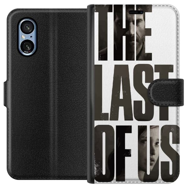 Sony Xperia 5 V Lompakkokotelo The Last of Us Ellie Joel Apokalypsi Clickers TV-sarja Fanart Dystopia Pelimotiivi