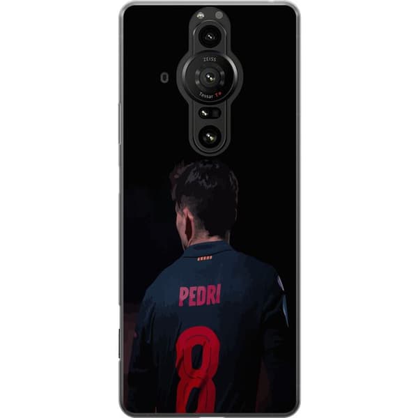 Sony Xperia Pro-I Genomskinligt Skal Pedri FC Barcelona Fotboll Spansk Mittfältare Mål Sportmotiv Fans Barn Ungdom