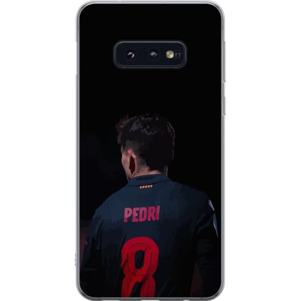 Samsung Galaxy S10e Läpinäkyvä kuori Pedri FC Barcelona Jalkapallo Espanjalainen Keskikenttäpelaaja Maali Urheilumotivaatio Fanit Lapset Nuoret