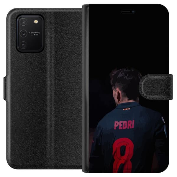 Samsung Galaxy S10 Lite Lommeboketui Pedri FC Barcelona Fotball Spansk Midtbanespiller Mål Sportsmotivasjon Fans Barn Ungdom