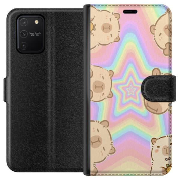 Samsung Galaxy S10 Lite Lommeboketui Kawaii Capybara Galaxy Søt Anime Dyr Romtema Kawaii Trend Gave TikTok Design