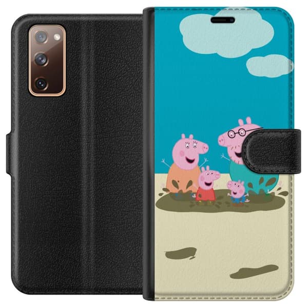 Samsung Galaxy S20 FE Lompakkokotelo Greta Possu Perhe Jori Mutapuro Lasten Kuva Sarja Suosittu Lasten Hahmo Ilo
