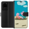 Miniatyrbilde 1 av 3: Samsung Galaxy S20 Ultra Lommeboketui Greta Gris Familien Georg Lerøl Barne Motiv Serie Populær Barnekarakter Glede