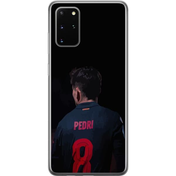 Samsung Galaxy S20+ Gjennomsiktig deksel Pedri FC Barcelona Fotball Spansk Midtbanespiller Mål Sportsmotivasjon Fans Barn Ungdom