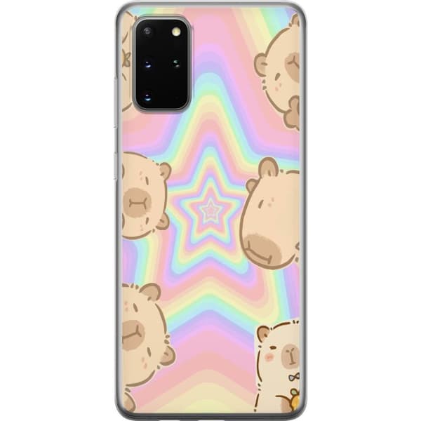 Samsung Galaxy S20+ Läpinäkyvä kuori Kawaii Capybara Galaxy Söpö Anime Eläin Avaruusteema Kawaii Trendi Lahja TikTok-suunnittelu