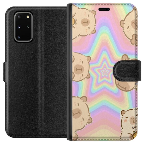 Samsung Galaxy S20+ Tegnebogsetui Kawaii Capybara Galaxy Sød Anime Dyr Rummotiv Kawaii Trend Gave TikTok Design
