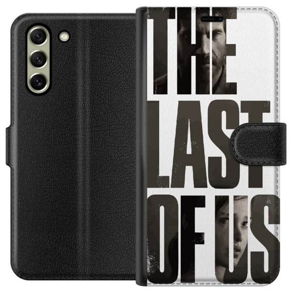 Samsung Galaxy S21 FE 5G Plånboksfodral The Last of Us Ellie Joel Apokalyps Clickers TV-serie Fanart Dystopi Spelmotiv