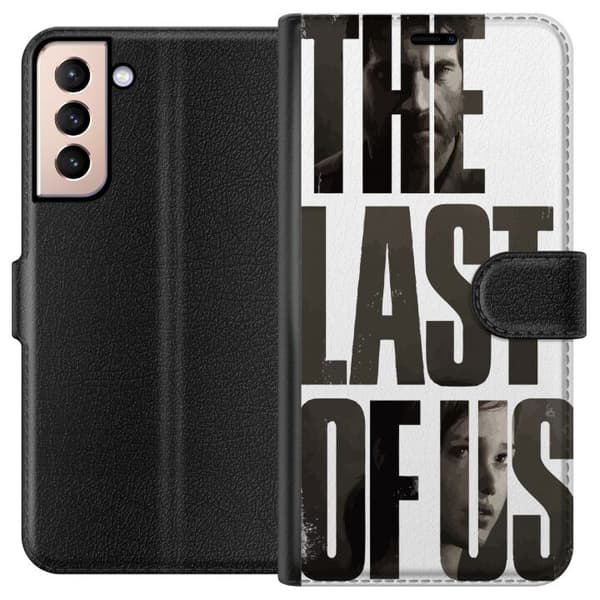 Samsung Galaxy S21 Plånboksfodral The Last of Us Ellie Joel Apokalyps Clickers TV-serie Fanart Dystopi Spelmotiv