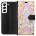 Miniatyrbillede 1 af 3: Samsung Galaxy S22 5G Tegnebogsetui Kawaii Capybara Galaxy Sød Anime Dyr Rummotiv Kawaii Trend Gave TikTok Design