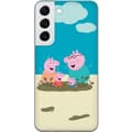 Miniatyrbilde 1 av 3: Samsung Galaxy S22 5G Gjennomsiktig deksel Greta Gris Familien Georg Lerøl Barne Motiv Serie Populær Barnekarakter Glede