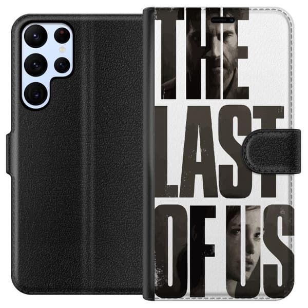Samsung Galaxy S24 Ultra Plånboksfodral The Last of Us Ellie Joel Apokalyps Clickers TV-serie Fanart Dystopi Spelmotiv