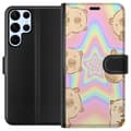 Miniatyrbilde 1 av 3: Samsung Galaxy S24 Ultra Lommeboketui Kawaii Capybara Galaxy Søt Anime Dyr Romtema Kawaii Trend Gave TikTok Design