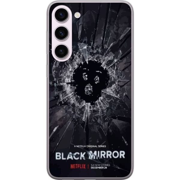 Samsung Galaxy S23+ Gennemsigtig cover Black Mirror Sci-Fi Netflix Serie Dystopi Teknologi Cyberpunk Mørkt TV Videospil Tema