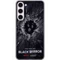 Miniatyrbillede 1 af 3: Samsung Galaxy S23+ Gennemsigtig cover Black Mirror Sci-Fi Netflix Serie Dystopi Teknologi Cyberpunk Mørkt TV Videospil Tema