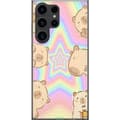 Miniatyrbillede 1 af 3: Samsung Galaxy S24 Ultra Gennemsigtig cover Kawaii Capybara Galaxy Sød Anime Dyr Rummotiv Kawaii Trend Gave TikTok Design