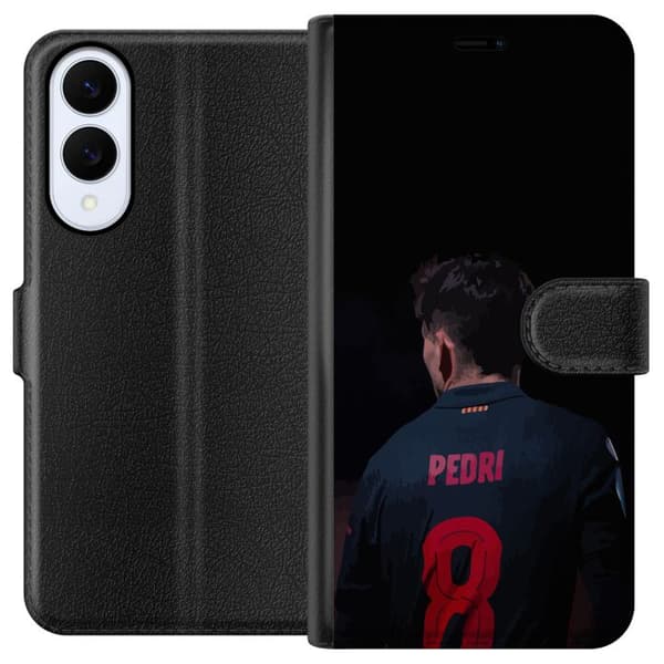 Samsung Galaxy S25 Edge Lompakkokotelo Pedri FC Barcelona Jalkapallo Espanjalainen Keskikenttäpelaaja Maali Urheilumotivaatio Fanit Lapset Nuoret