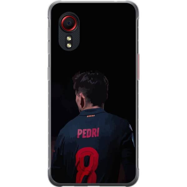 Samsung Galaxy Xcover 5 Gennemsigtig cover Pedri FC Barcelona Fodbold Spansk Midtbanespiller Mål Sportsmotivation Fans Børn Ungdom