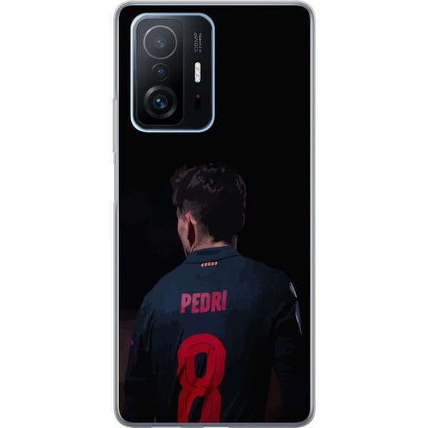 Xiaomi 11T Pro Gjennomsiktig deksel Pedri FC Barcelona Fotball Spansk Midtbanespiller Mål Sportsmotivasjon Fans Barn Ungdom