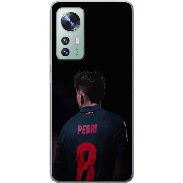 Xiaomi 12 Gjennomsiktig deksel Pedri FC Barcelona Fotball Spansk Midtbanespiller Mål Sportsmotivasjon Fans Barn Ungdom
