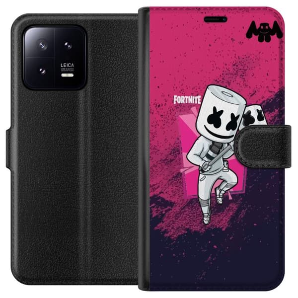 Xiaomi 13 Tegnebogsetui Marshmello Fortnite Skin Emote Gaming DJ Karakter Populær Motiv Barn Ungdom Trend