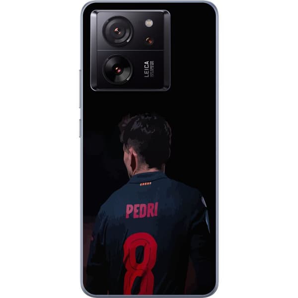Xiaomi 13T Pro Läpinäkyvä kuori Pedri FC Barcelona Jalkapallo Espanjalainen Keskikenttäpelaaja Maali Urheilumotivaatio Fanit Lapset Nuoret