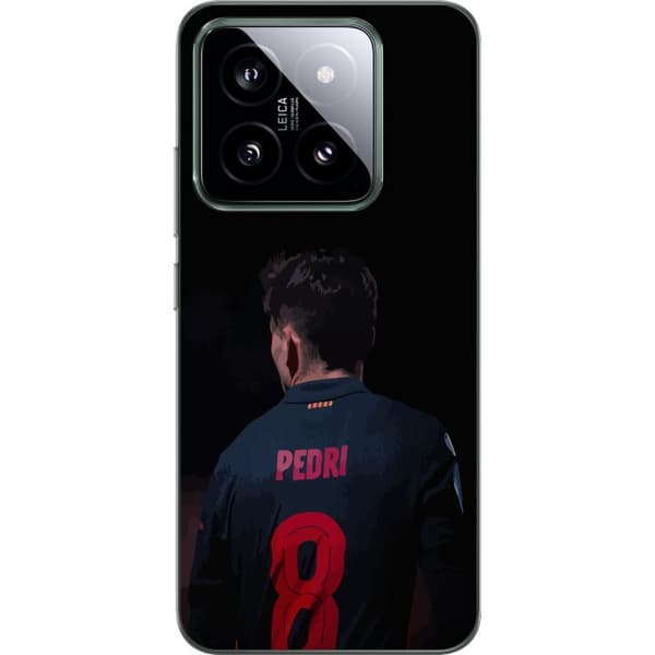 Xiaomi 14 Läpinäkyvä kuori Pedri FC Barcelona Jalkapallo Espanjalainen Keskikenttäpelaaja Maali Urheilumotivaatio Fanit Lapset Nuoret