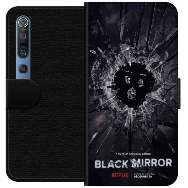 Xiaomi Mi 10 Pro 5G Plånboksfodral Black Mirror Sci-Fi Netflix Serie Dystopi Teknik Cyberpunk Mörkt TV Spelmotiv