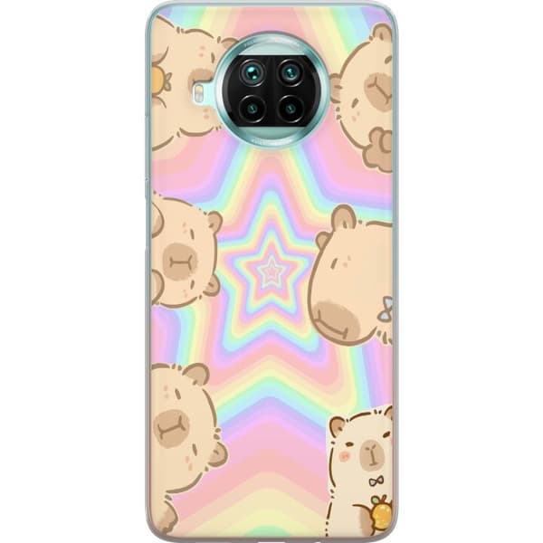 Xiaomi Mi 10T Lite 5G Gennemsigtig cover Kawaii Capybara Galaxy Sød Anime Dyr Rummotiv Kawaii Trend Gave TikTok Design