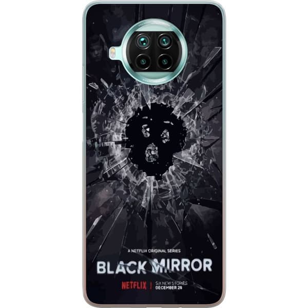 Xiaomi Mi 10T Lite 5G Gennemsigtig cover Black Mirror Sci-Fi Netflix Serie Dystopi Teknologi Cyberpunk Mørkt TV Videospil Tema