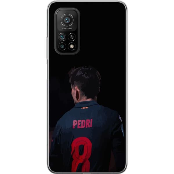 Xiaomi Mi 10T Pro 5G Genomskinligt Skal Pedri FC Barcelona Fotboll Spansk Mittfältare Mål Sportmotiv Fans Barn Ungdom
