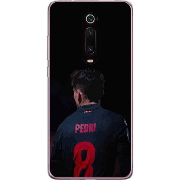 Xiaomi Mi 9T Pro Läpinäkyvä kuori Pedri FC Barcelona Jalkapallo Espanjalainen Keskikenttäpelaaja Maali Urheilumotivaatio Fanit Lapset Nuoret