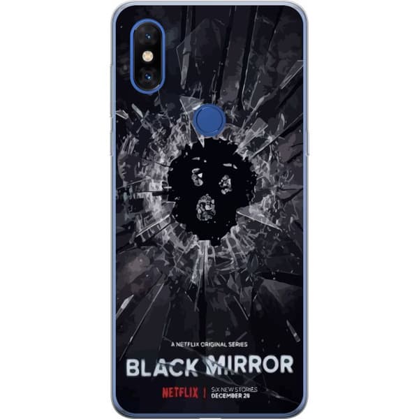 Xiaomi Mi Mix 3 Gennemsigtig cover Black Mirror Sci-Fi Netflix Serie Dystopi Teknologi Cyberpunk Mørkt TV Videospil Tema