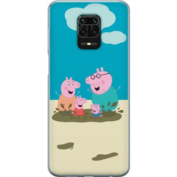 Xiaomi Redmi Note 9 Pro Läpinäkyvä kuori Greta Possu Perhe Jori Mutapuro Lasten Kuva Sarja Suosittu Lasten Hahmo Ilo