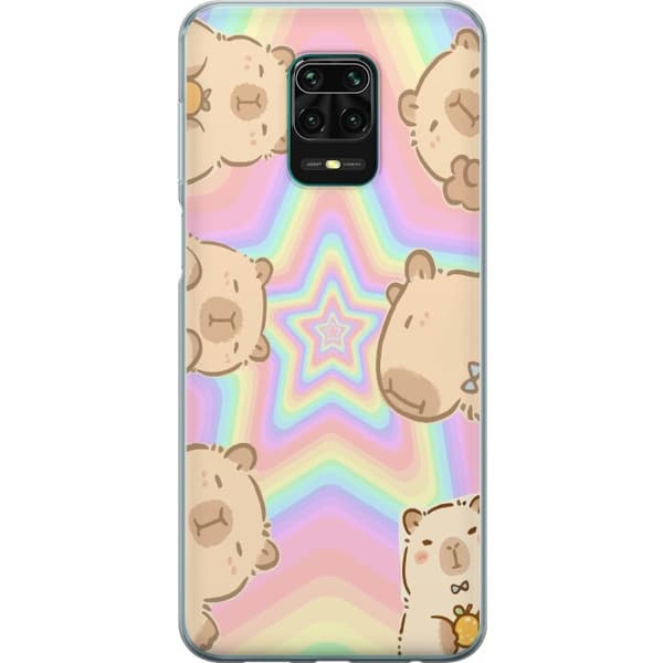 Xiaomi Redmi Note 9 Pro Genomskinligt Skal Kawaii Capybara Galaxy Söt Anime Djur Rymdmotiv Kawaii Trend Present TikTok Design