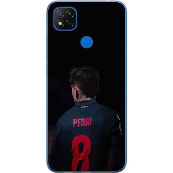 Xiaomi Redmi 9C NFC Genomskinligt Skal Pedri FC Barcelona Fotboll Spansk Mittfältare Mål Sportmotiv Fans Barn Ungdom