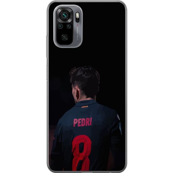 Xiaomi Redmi Note 10 Gjennomsiktig deksel Pedri FC Barcelona Fotball Spansk Midtbanespiller Mål Sportsmotivasjon Fans Barn Ungdom
