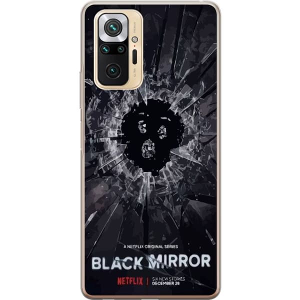 Xiaomi Redmi Note 10 Pro Gjennomsiktig deksel Black Mirror Sci-Fi Netflix Serie Dystopi Teknologi Cyberpunk Mørkt TV Videospill Tema